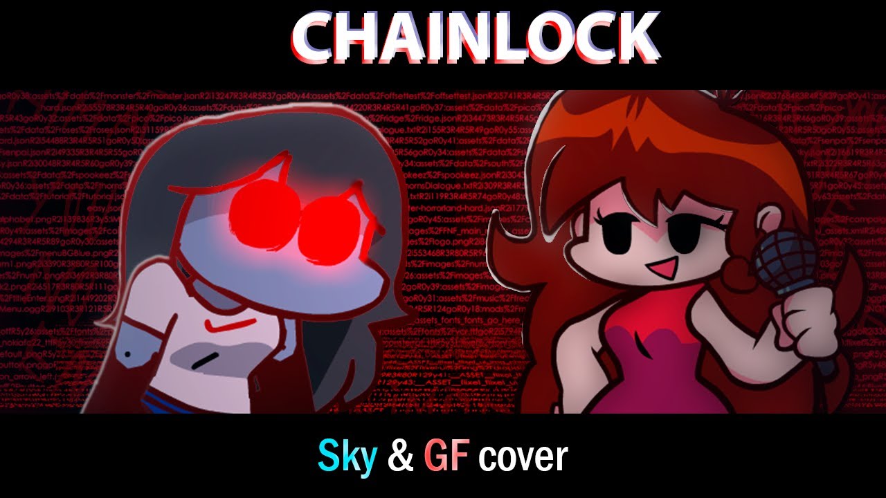 Skystorm (Chainlock, but Sky & GF sings it) | FNF Cover