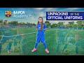 Barça Academy Pro Miami Unpacking of the Official Uniforms (First reaction) 🔵🔴⚽