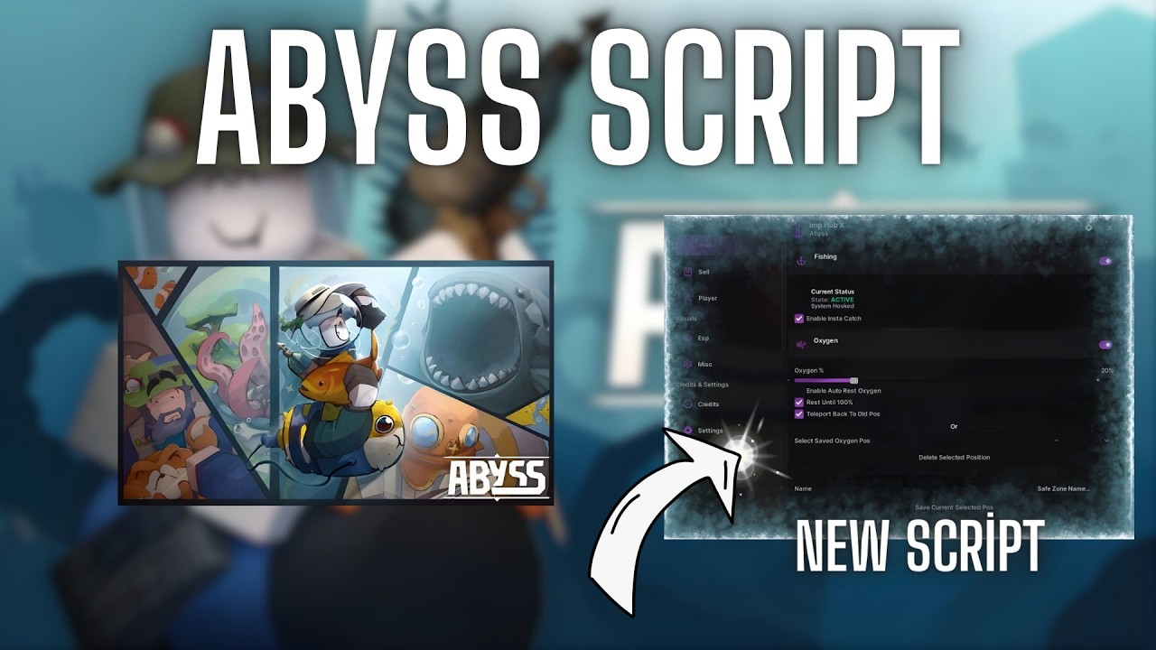 Abyss Script | Instant Catch | Auto Sell | ESP | And & More