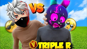 🔥@MrTripleR  vs Debu | Free Fire 1v1 Challenge | Who is the Real Pro? 😱