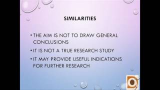 Case Study and Case Series