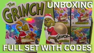 Unboxing New How The Grinch Stole Christmas Scene Setter Figures Complete Set With Codes