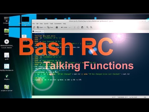 Putting Talking IP Into The Bash RC Function Linux Security TUT