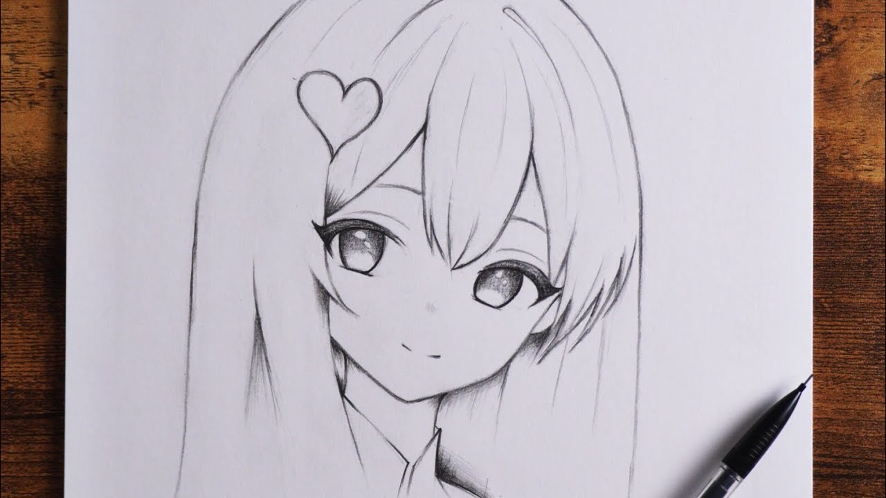 ⁣How to Draw Anime Girl | Easy Anime Drawing like Pro