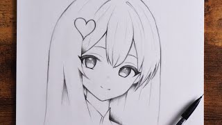 How to Draw Anime Girl | Easy Anime Drawing like Pro