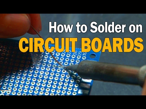 Video: How To Solder The Board