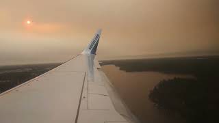 Edmonton To Yellowknife Takeoff And Landing - Westjet 634 - 737-700