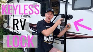 LOCK YOUR RV REMOTELY// KEYLESS RV LOCK // JUST LIKE A CAR!!