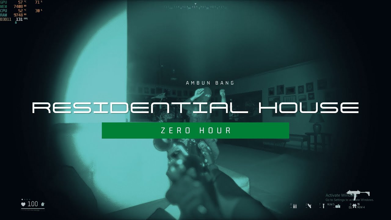 Zero Hour Misi 2 "RESIDENTIAL HOUSE" GAME PLAY Zero Hour Hokagou