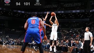 林書豪 Jeremy Lin&#39;s Offense &amp; Defense Highlights 2016-10-07 NBA Preseason Pistons VS Nets