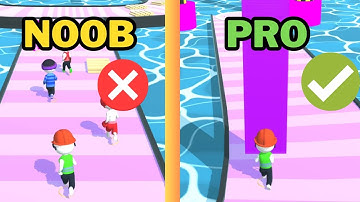 NOOB vs PRO vs HACKER - Shortcut Run 3D