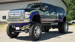 2008 Ford F-450 Super Duty Luxury Liner Custom SEMA Build 6.4L Power Stroke V8 Walk-around Video