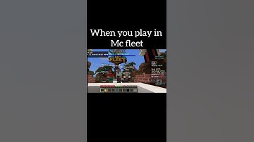 When you play in @GamerFleet  Mc fleet server|#minecraft #shorts #trollface #mcfleet