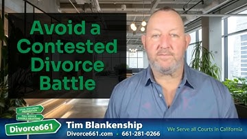 ⚖️ How to Avoid a Contested Divorce Battle. | Los Angeles Divorce #divorce661