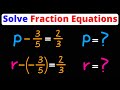 Solve Linear Equations with Fractions | Addition Property | Eat Pi