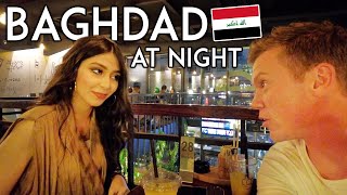 Exploring BAGHDAD at Night With an Iraqi Girl (Safe?) Iraq Travel Vlog شاب أمريكي يلتقي بفتاة عراقية