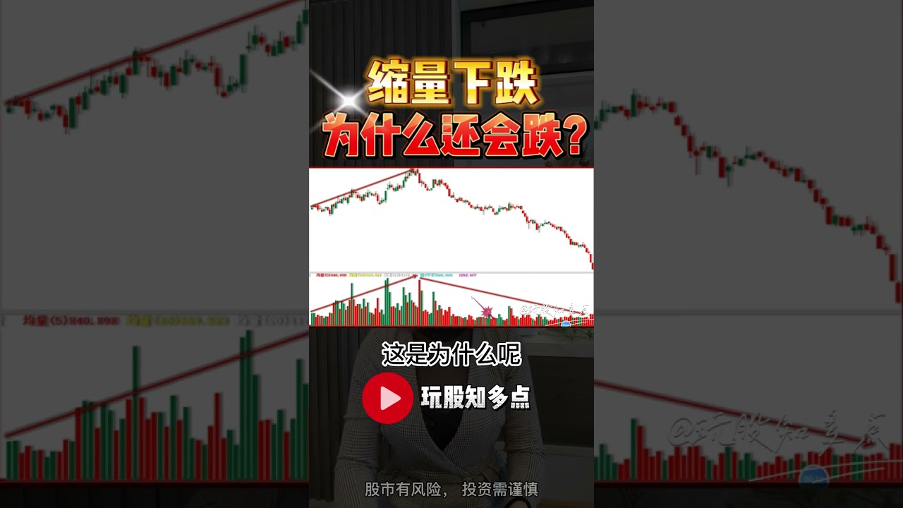 缩量下跌为什么还会下跌！#股票#stockmarket #炒股- YouTube