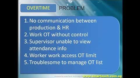 Time Attendance System Integrated with Payroll Singapore - Problem and Solutions Part 2