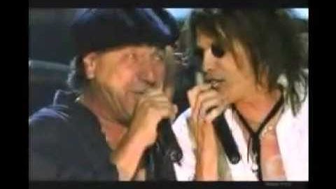 you shook me all night long ACDC with Steven Tyler