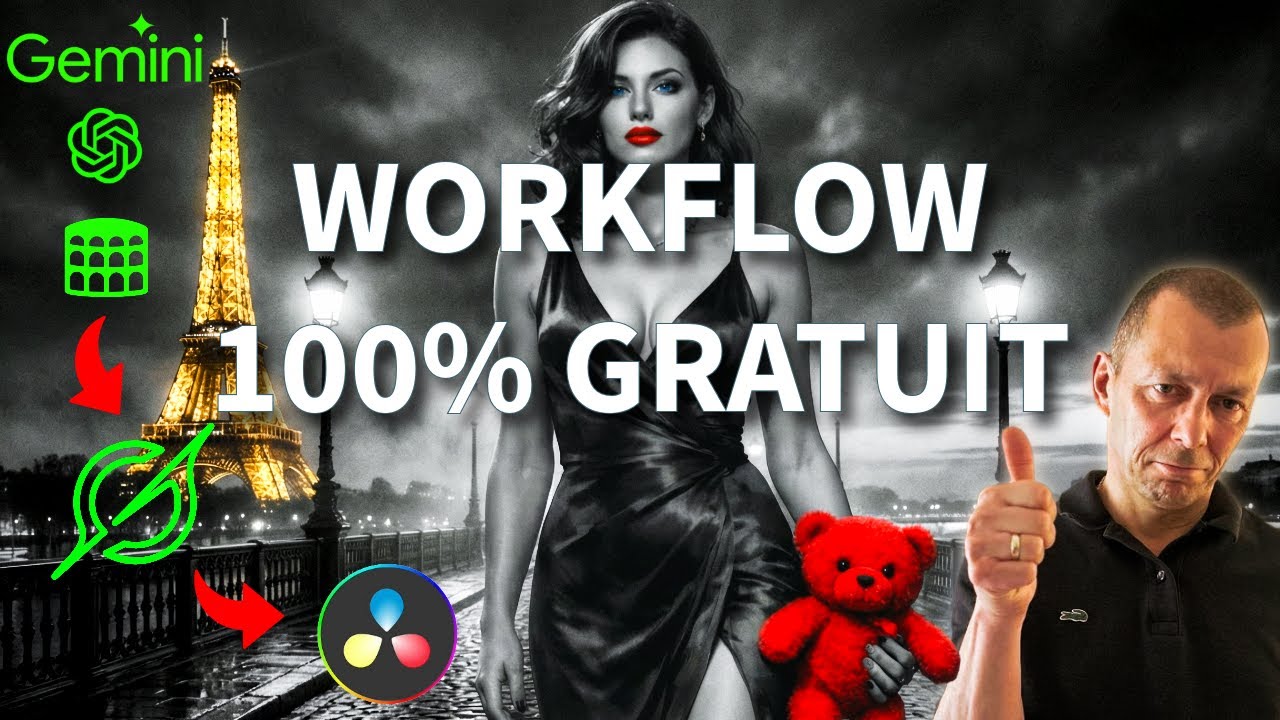 Workflow IA Gratuit : Grok + Gemini + ChatGPT + LMarena (Tuto Pub Luxe)