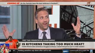 First Take 9/24/19 | Freddie Kitchens takes ownership of struggles for Browns