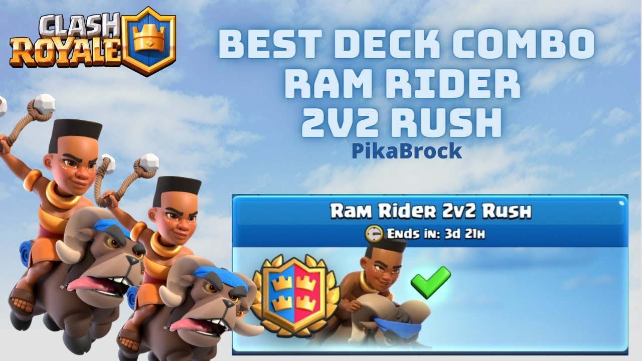 Best Deck Combo For Ram Rider 2v2 Rush#ClashRoyale #ClashRoyaleBestDeck #Be...