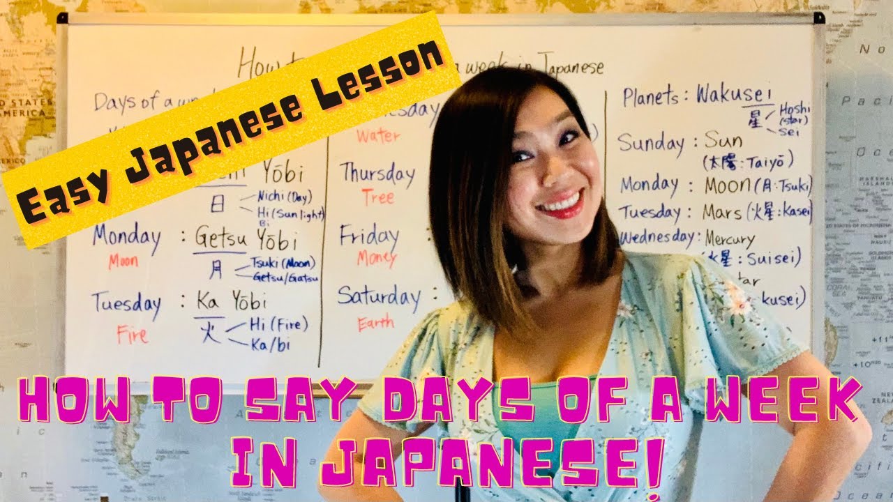 How To Say Days Of A Week In Japanese nihongo japanese how-to-say-days-of-a-week-in-japanese-nihongo-japanese