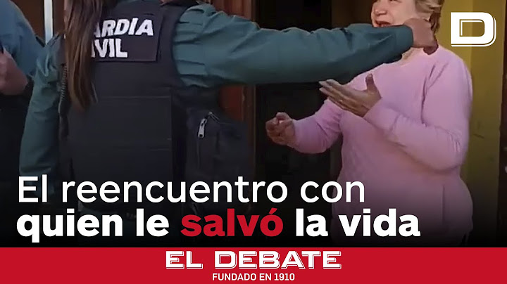 El emotivo reencuentro de una mujer con los guardias civiles que le salvaron la vida durante la DANA