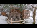 Snowy forest ELF Cabin - Unterschächen SWITZERLAND #Shorts