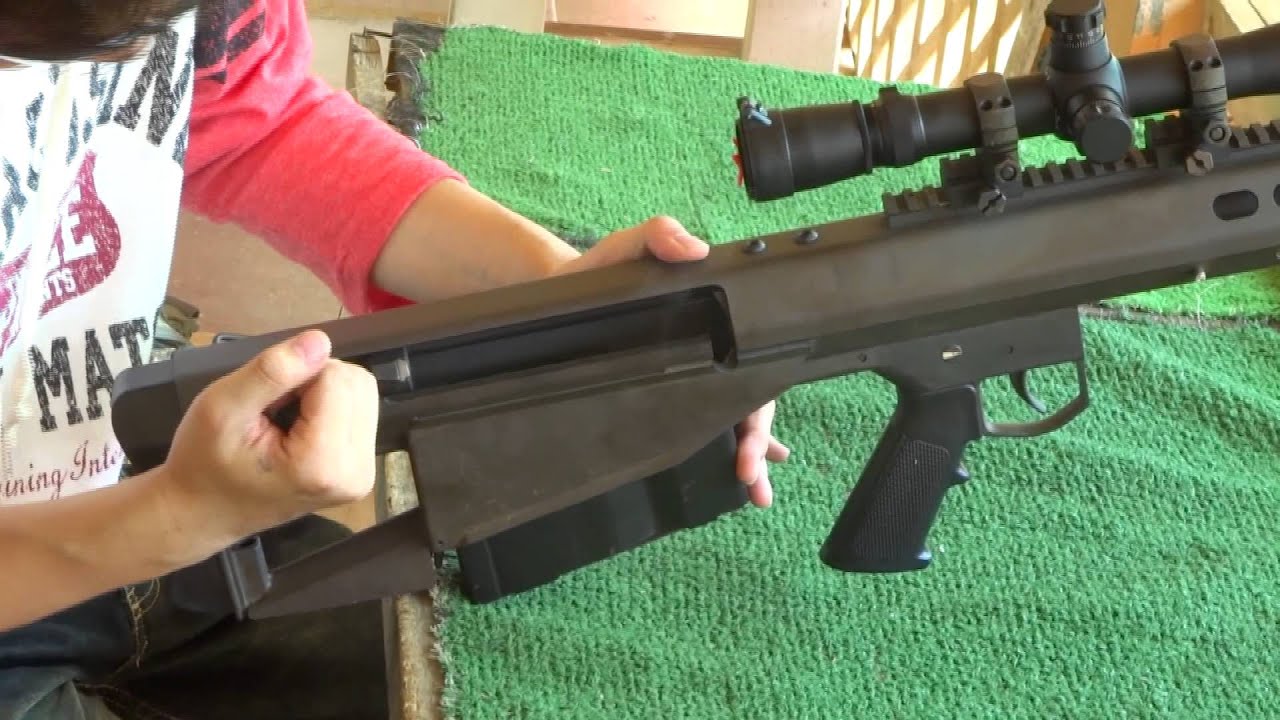 バレット 50口径ライフル撃ってみた Youtube