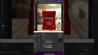 Así se crea un #mockup realista de #snack #doritos con #Photoshop#Rafaelortiz #Diseñografico