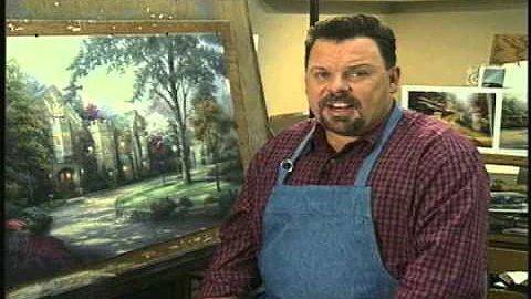 Thomas Kinkade - Inside Ivy Gate Studio