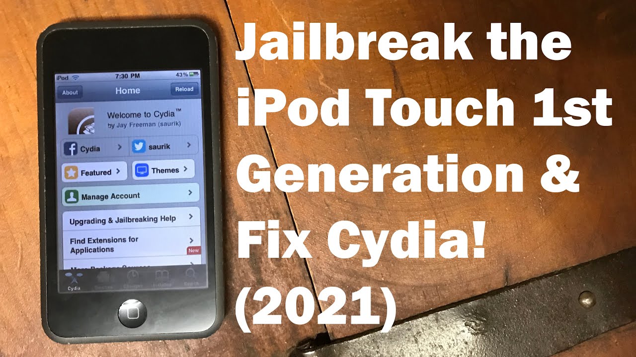  Update  iPod Touch 1st Generation Jailbreak Tutorial \u0026 Cydia Fix (Working in 2022)