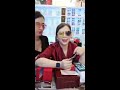 Girl selling eyeglasses and surprises.