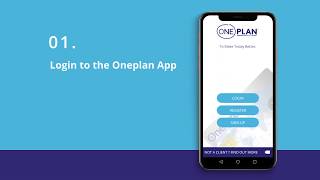 How load a health claim on the NEW Oneplan App screenshot 1