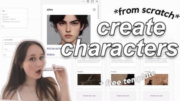 how to CREATE A BOOK CHARACTER *from scratch* 📄✨ (+ free template) character brainstorm tips