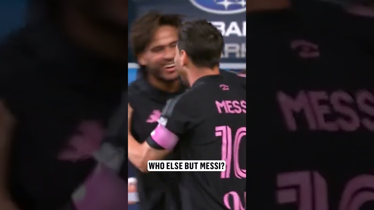 What a BEAUTY from Messi! 🐐 #mls #messi #soccer #intermiami