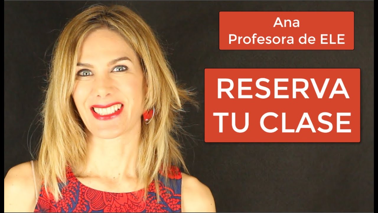 Aprende español con Ana Monrey. Ejemplo de anuncio. Learn Spanish with Ana Monrey.