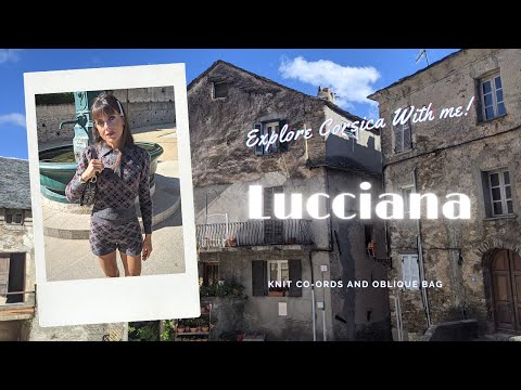 💕 Explore Corsica With Me 💕Lucciana Village 💕Knit Co-Ords And Oblique Bag 💕