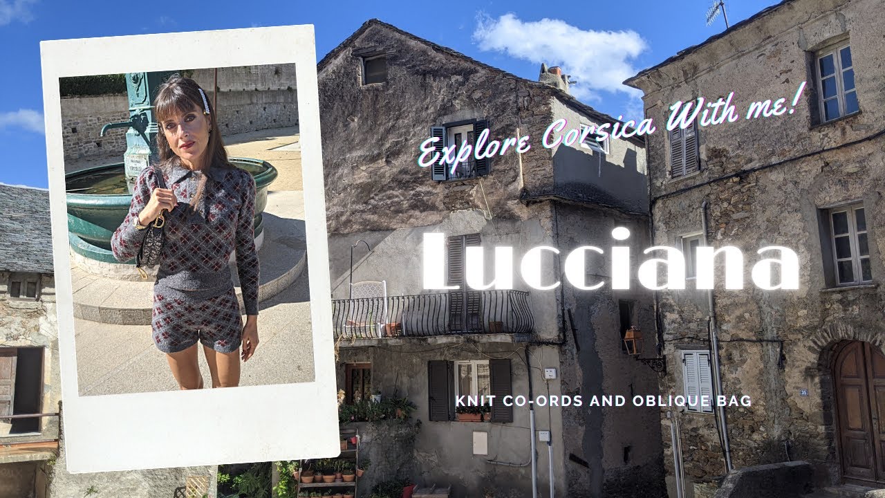 💕 Explore Corsica With Me 💕Lucciana Village 💕Knit Co-Ords And Oblique Bag 💕