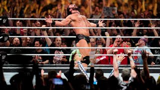 ⁣Drew McIntyre eliminates Roman Reigns to win the 2020 Royal Rumble
