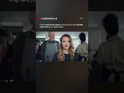 Cette pub émouvante prouve qu’il n’est jamais trop tard pour apprendre…