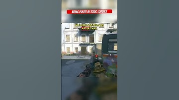 Being polite in toxic lobbies #callofduty #funny #gaming