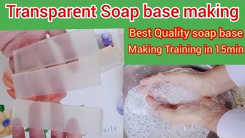 How to Make Best Melt and Pour Soap base making | soap making | handmade craft