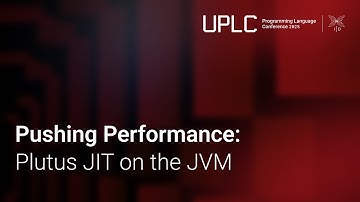Pushing Performance: Plutus JIT on the JVM