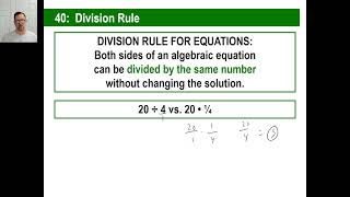 Saxon Math - Pre-Algebra 1/2: 3rd Edition (Lesson 40) - Reciprocals, Multiplication & Division Rules