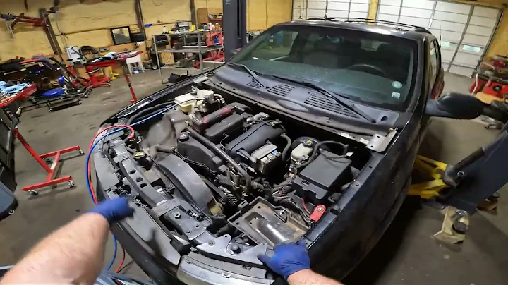 2002 Chevy Trailblazer 4.2 Engine Removal (part 1)