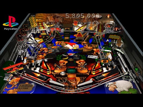 Worms Pinball (PS1 Gameplay)