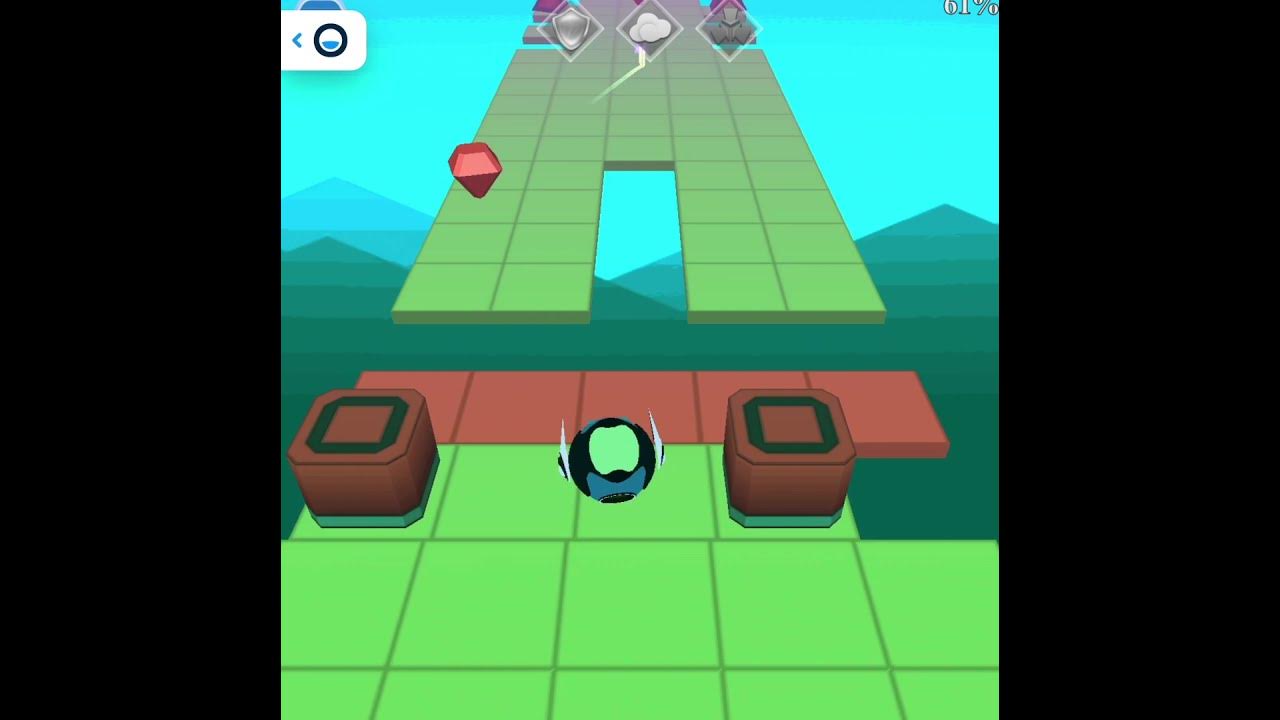 Playing rolling sky on poki StarlightFire Gaming YouTube