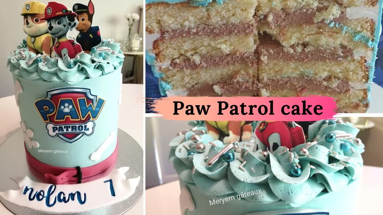 Mon gâteau paw patrol, déco simple et facile 🦴 